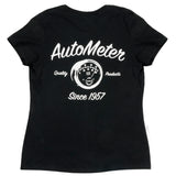 T-SHIRT WOMENS LARGE BLACK VINTAGE