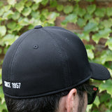 HAT LXL SPORT MESH FLEXFIT BLACK 'AUTOMETER'