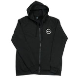ZIP HOODIE ADULT MEDIUM BLACK VINTAGE