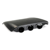 DASH TOP TRIPLE 2-1/16" BLACK FORD MUSTANG 05-09 S197