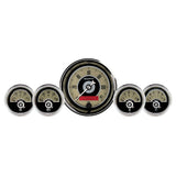 5 PC. GAUGE KIT 3-3/8" & 2-1/16" ELEC. SPEEDOMETER CRUISER AD
