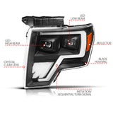 ANZO USA - LED Projector Headlight - 111629A