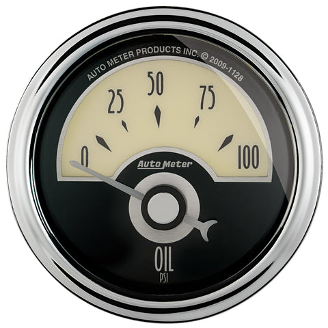 2-1/16" OIL PRESSURE 0-100 PSI CRUISER AD