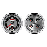 5" QUAD GAUGE 8K RPM/120 MPH/100 PSI/100-250 °F/8-18V/240-33 O AMERICAN MUSCLE