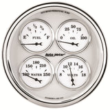5" QUAD GAUGE 100 PSI/100-250 °F/8-18V/240-33 O OLD-TYME WHITE II