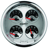 5" QUAD GAUGE 100 PSI/100-250 °F/8-18V/0-90 O AMERICAN MUSCLE