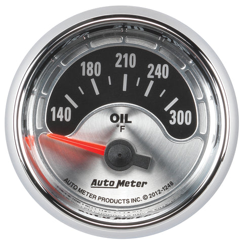 2-1/16" OIL TEMPERATURE 140-300 °F AMERICAN MUSCLE