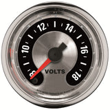 2-1/16" VOLTMETER 8-18V AMERICAN MUSCLE