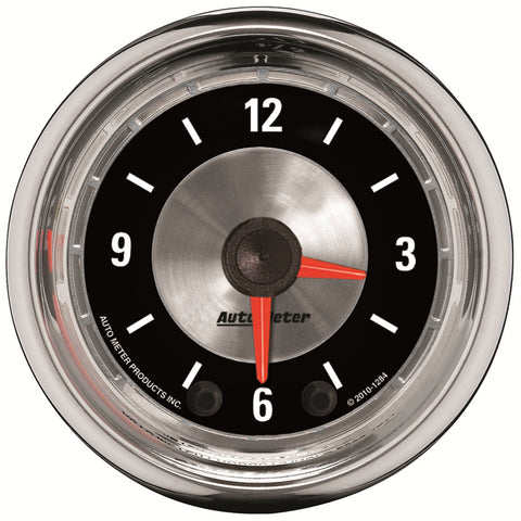 2-1/16" CLOCK 12 HOUR AMERICAN MUSCLE