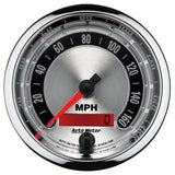 3-3/8" SPEEDOMETER 0-160 MPH AMERICAN MUSCLE