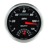 5" TACHOMETER/SPEEDOMETER COMBO 8K RPM/120 MPH DESIGNER BLACK II
