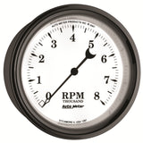 3-3/8" IN-DASH TACHOMETER 0-8000 RPM OLD-TYME WHITE II