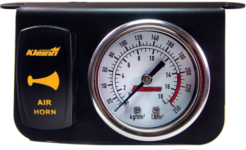 Kleinn Air Horns - 1303A - Panel Gauge W/ Rocker Horn Button