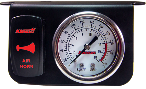 Kleinn Air Horns - 1303R - Panel Gauge W/ Rocker Horn Button
