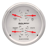 5" QUAD GAUGE 100 PSI/100-250 °F/8-18V/240-33 O ARCTIC WHITE