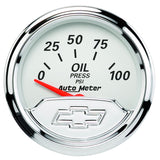 2-1/16 In. OIL PRESSURE 0-100 PSI CHEVY VINTAGE