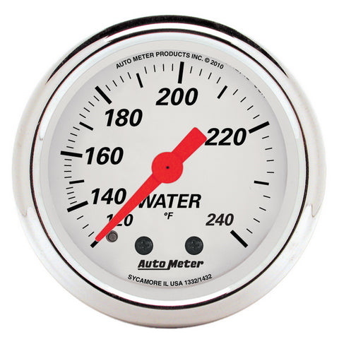 2-1/16" WATER TEMPERATURE 120-240 °F ARCTIC WHITE