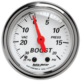 2-1/16" BOOST/VACUUM 30 IN. HG/ 20 PSI ARCTIC WHITE