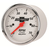 3-1/8 In. IN-DASH TACHOMETER 0-7000 RPM CHEVY VINTAGE