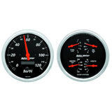 2 PC. GAUGE KIT 5 In. QUAD & SPEEDOMETER 240-33 O DESIGNER BLACK