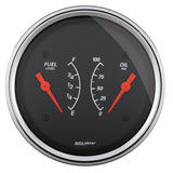 3-3/8" DUAL GAUGE 100 PSI/240-33 O DESIGNER BLACK