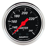 2-1/16" WATER TEMPERATURE 120-240 °F DESIGNER BLACK