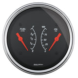 3-3/8" DUAL GAUGE 100 PSI/240-33 O DESIGNER BLACK