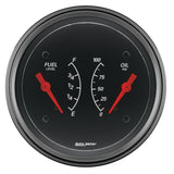 3-3/8" DUAL GAUGE 100 PSI/240-33 O DESIGNER BLACK