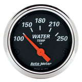 2-1/16" WATER TEMPERATURE 100-250 °F DESIGNER BLACK