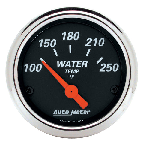 2-1/16" WATER TEMPERATURE 100-250 °F DESIGNER BLACK