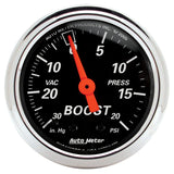 2-1/16" BOOST/VACUUM 30 IN HG/20 PSI DESIGNER BLACK