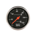 3-1/8" SPEEDOMETER 0-120 MPH DESIGNER BLACK