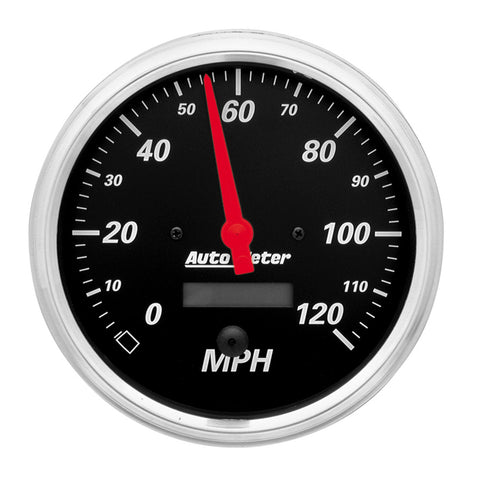 5" SPEEDOMETER 0-120 MPH DESIGNER BLACK