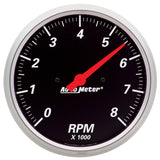 5" IN-DASH TACHOMETER 0-8000 RPM DESIGNER BLACK