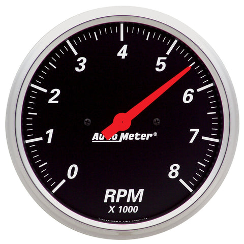 5" IN-DASH TACHOMETER 0-8000 RPM DESIGNER BLACK
