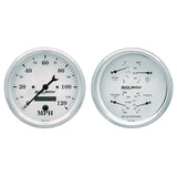 2 PC. GAUGE KIT 5 In. QUAD & SPEEDOMETER 240-33 O OLD TYME WHITE