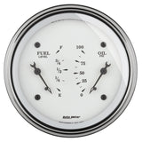 3-3/8" DUAL GAUGE 100 PSI/240-33 O OLD-TYME WHITE