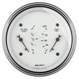 3-3/8" DUAL GAUGE 100 PSI/240-33 O OLD-TYME WHITE