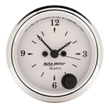 2-1/16" CLOCK 12 HOUR OLD-TYME WHITE