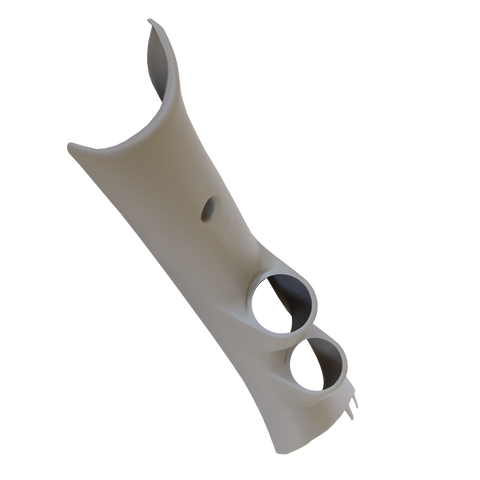 A-PILLAR FULL DUAL 2-1/16" TAN DODGE RAM 10-15