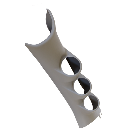 A-PILLAR FULL TRIPLE 2-1/16" TAN DODGE RAM 10-15