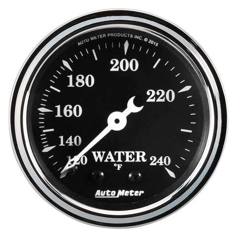 2-1/16" WATER TEMP 120-240 °F MECH OLD TYME BLACK