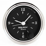 2-1/16" CLOCK 12 HOUR OLD TYME BLACK