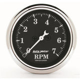 2-1/16" IN-DASH TACHOMETER 0-7000 RPM OLD TYME BLACK