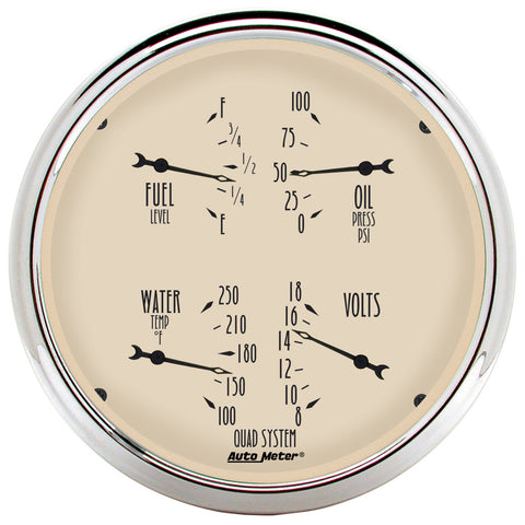 5" QUAD GAUGE 100 PSI/100-250 °F/8-18V/240-33 O ANTIQUE BEIGE