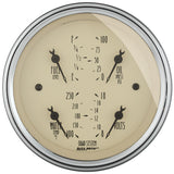 3-3/8" QUAD GAUGE 100 PSI/100-250 °F/8-18V/240-33 O ANTIQUE BEIGE