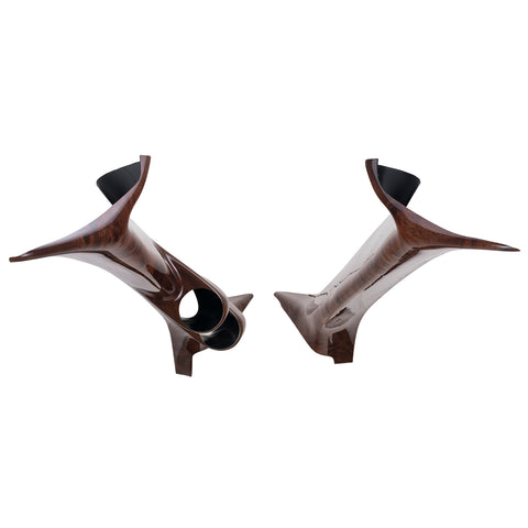 A-PILLAR SET FULL DUAL 2-1/16" WOOD GRAIN SUPER DUTY 99-07