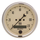 3-3/8" SPEEDOMETER 0-120 MPH ANTIQUE BEIGE
