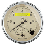 3-3/8" TACHOMETER/SPEEDOMETER COMBO 8K RPM/120 MPH ANTIQUE BEIGE
