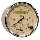 3-3/8" TACHOMETER/SPEEDOMETER COMBO 8K RPM/120 MPH ANTIQUE BEIGE